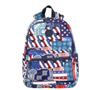 Montana West Stars & Stripes Paisley Backpack NWT